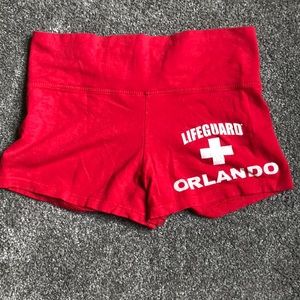 Lifeguard booty shorts